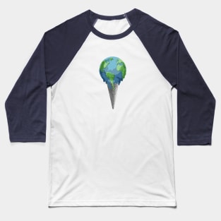 Earth is Melting Baseball T-Shirt